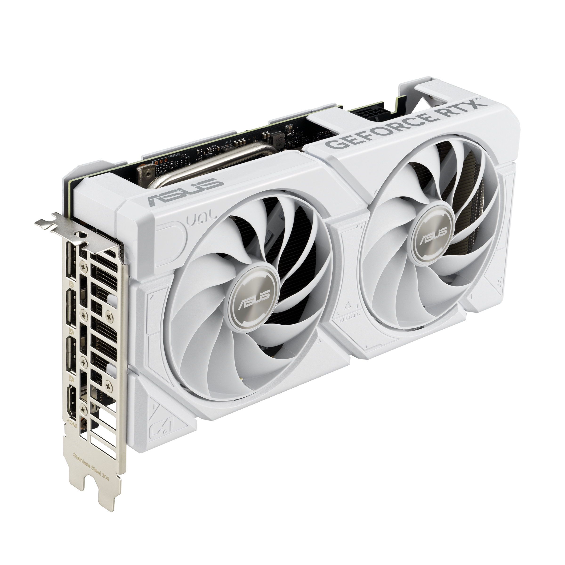 ASUS Dual GeForce RTX™ 4070 SUPER EVO White OC Edition