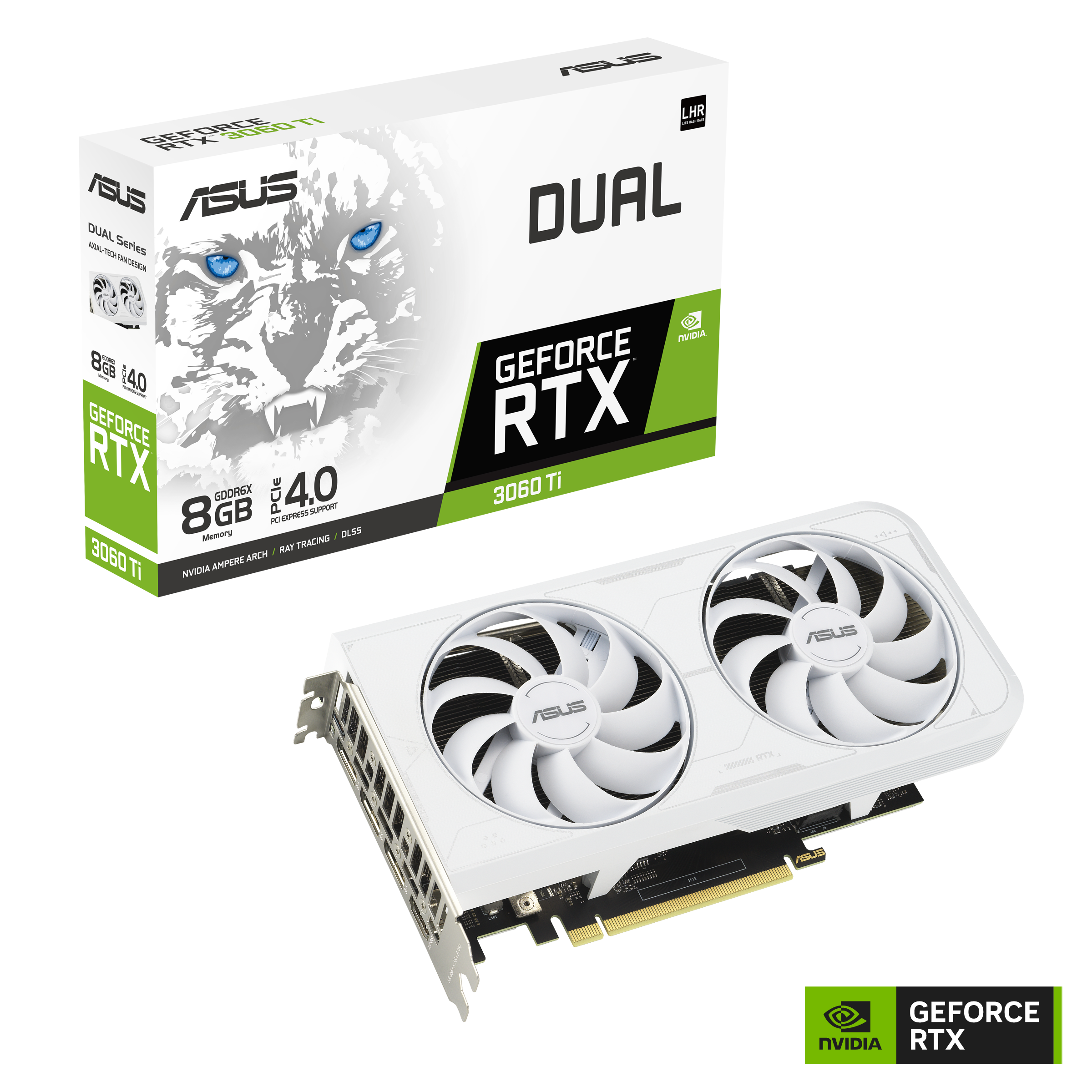 ASUS Dual GeForce RTX 3060 Ti White Edition 8GB GDDR6X | Graphics