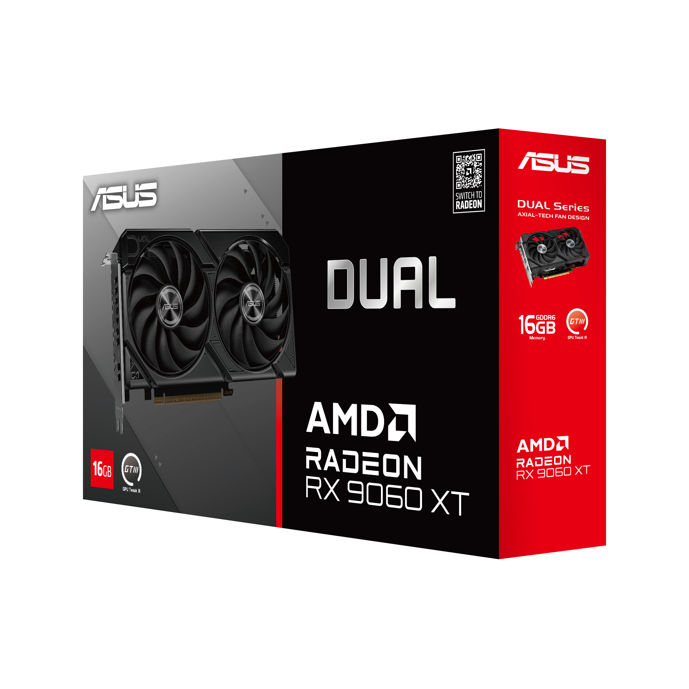 ASUS Dual RadeonTM RX 9060 XT 16GB GDDR6