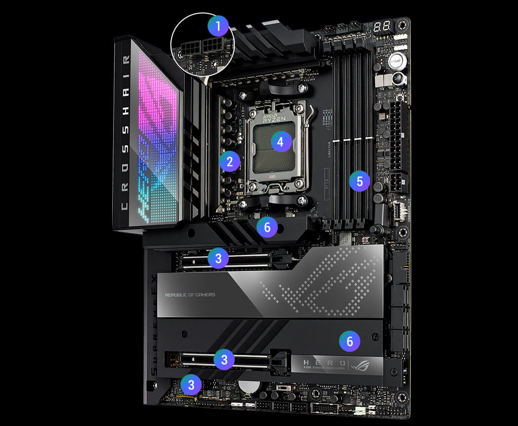 ROG CROSSHAIR X670E HERO | ROG Crosshair | Gaming マザーボード