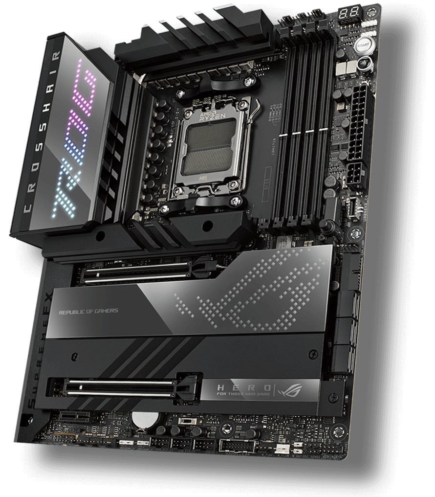 ROG CROSSHAIR X670E HERO | ROG Crosshair | Gaming Motherboards