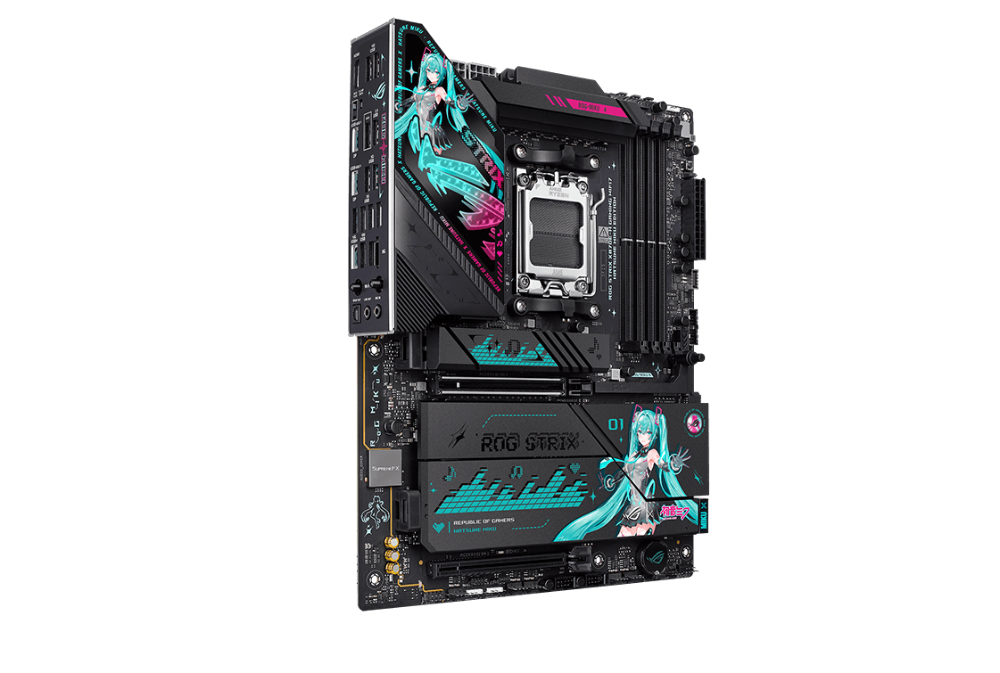 ROG STRIX X870E-H GAMING WIFI7 HATSUNE MIKU EDITION | ROG Strix