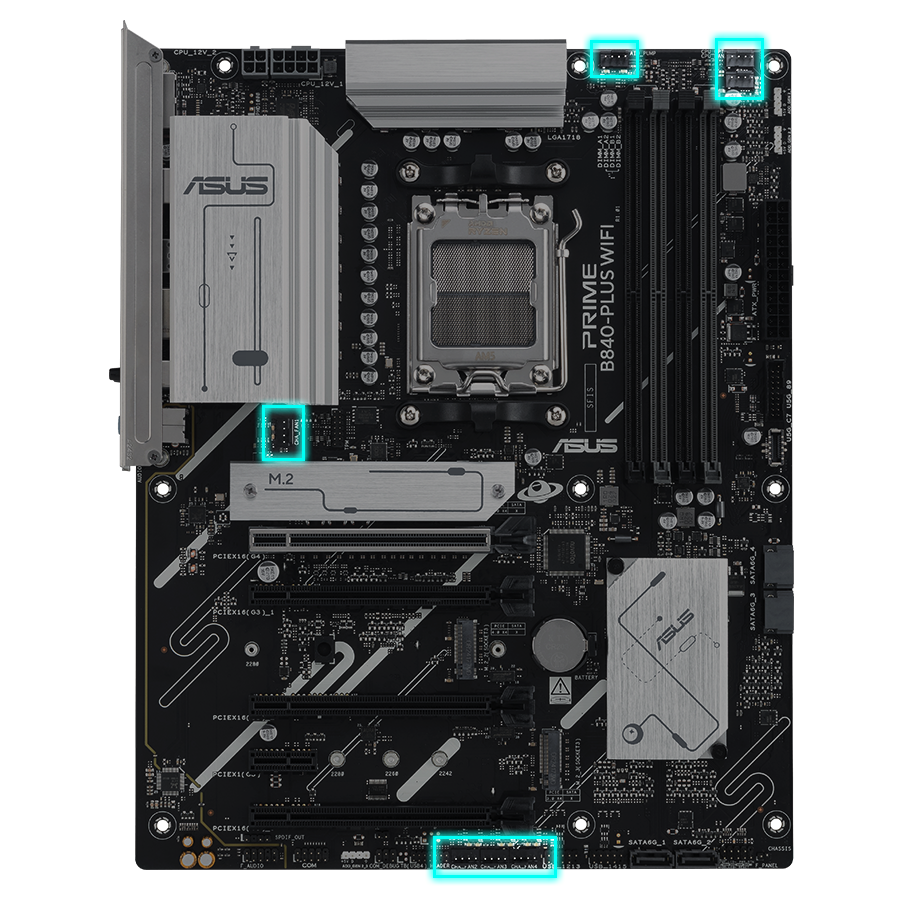 PRIME B840-PLUS WIFI-CSM｜マザーボード｜ASUS 日本