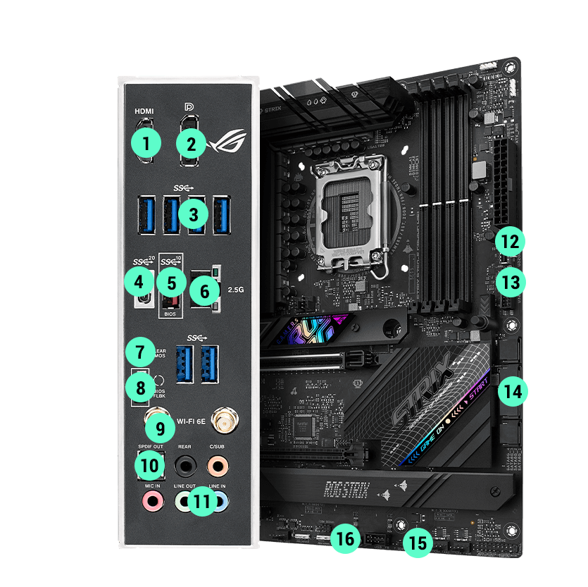ROG STRIX B760-F GAMING WIFI | Motherboards | ROG United States