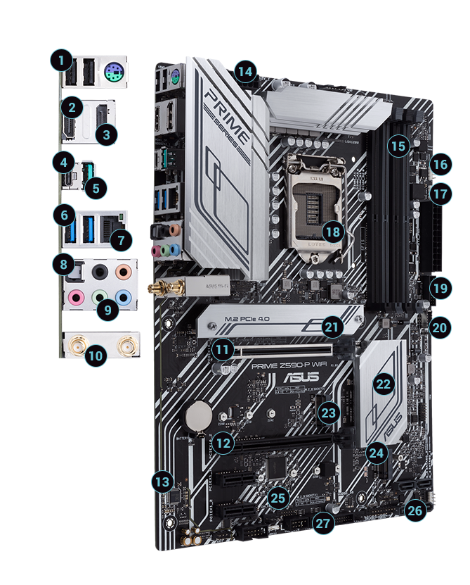 PRIME Z590-P WIFI｜Motherboards｜ASUS USA