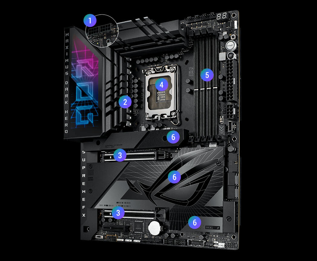 ROG MAXIMUS Z790 DARK HERO | ROG Maximus | Gaming Motherboards