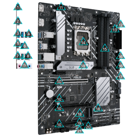 PRIME H670-PLUS D4｜Motherboards｜ASUS Global