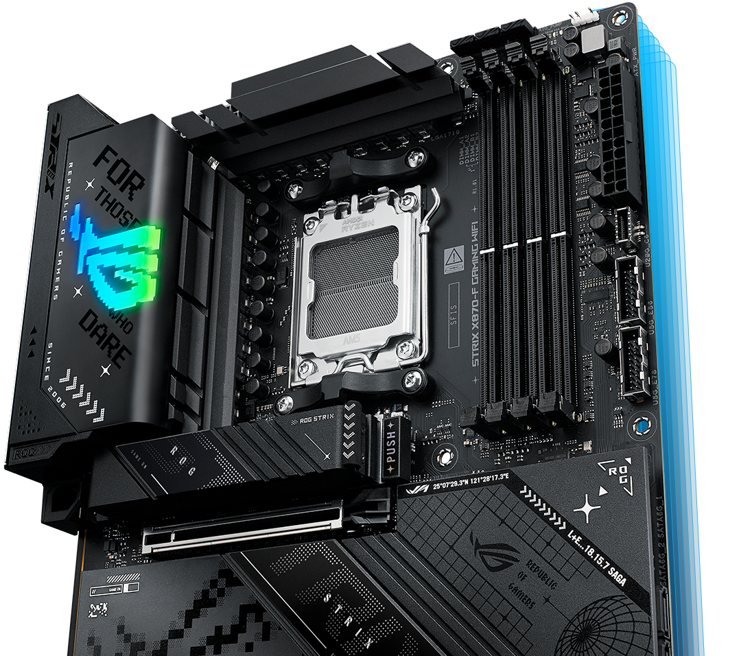 ROG STRIX X870-F GAMING WIFI | ROG Strix | Gaming マザーボード