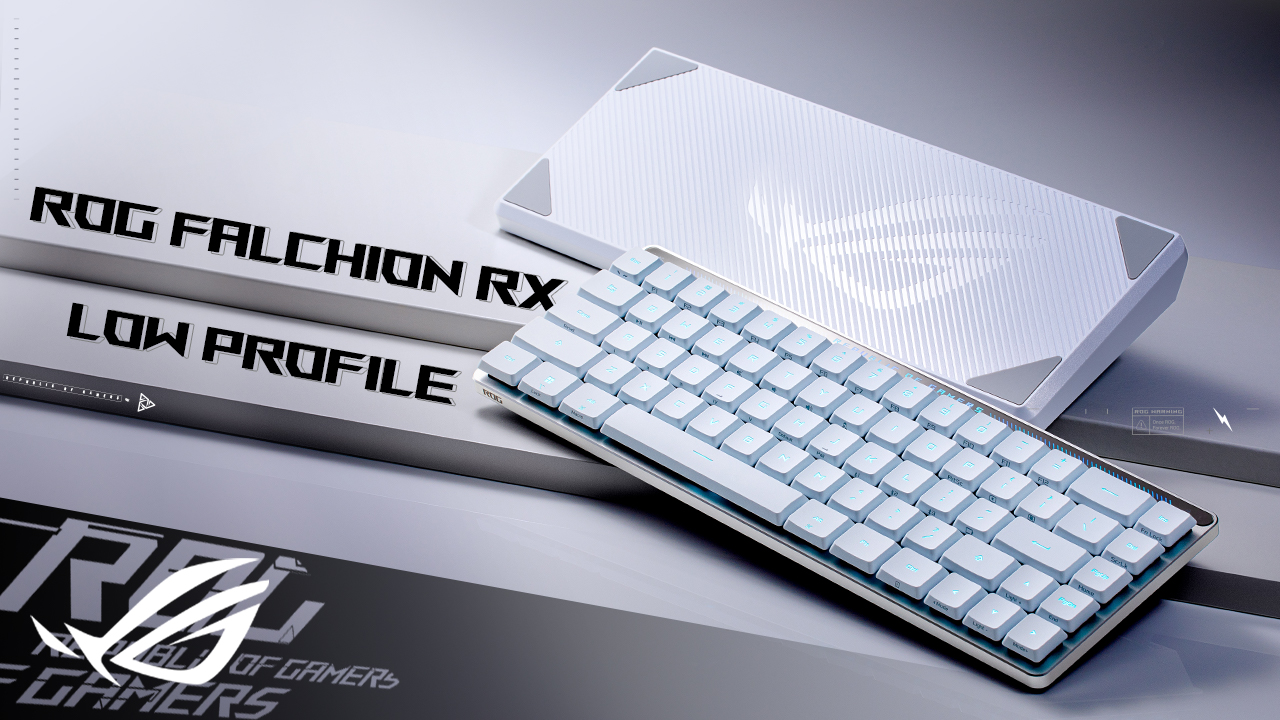 ROG Falchion RX Low Profile Gaming Keyboard | Aura RGB | Gaming