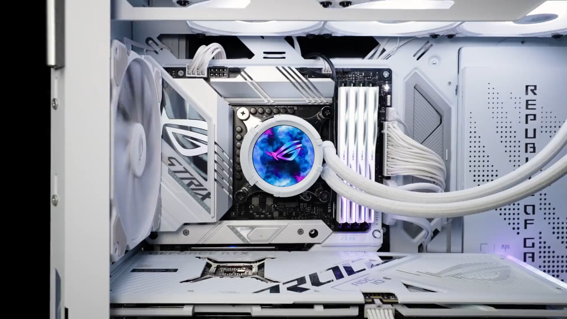 ROG STRIX LC III 360 ARGB LCD White Edition | ROG Strix LC