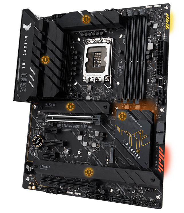TUF GAMING Z690-PLUS D4 | Motherboards | ASUS Gloabl