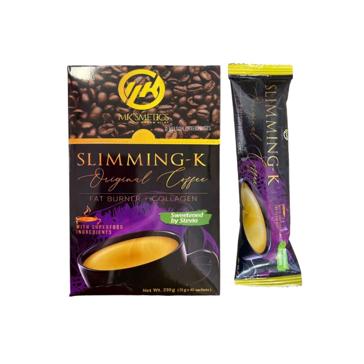 Madam Kilay Slimming-K Coffee Collagen, 10 Sachets – D Nelson