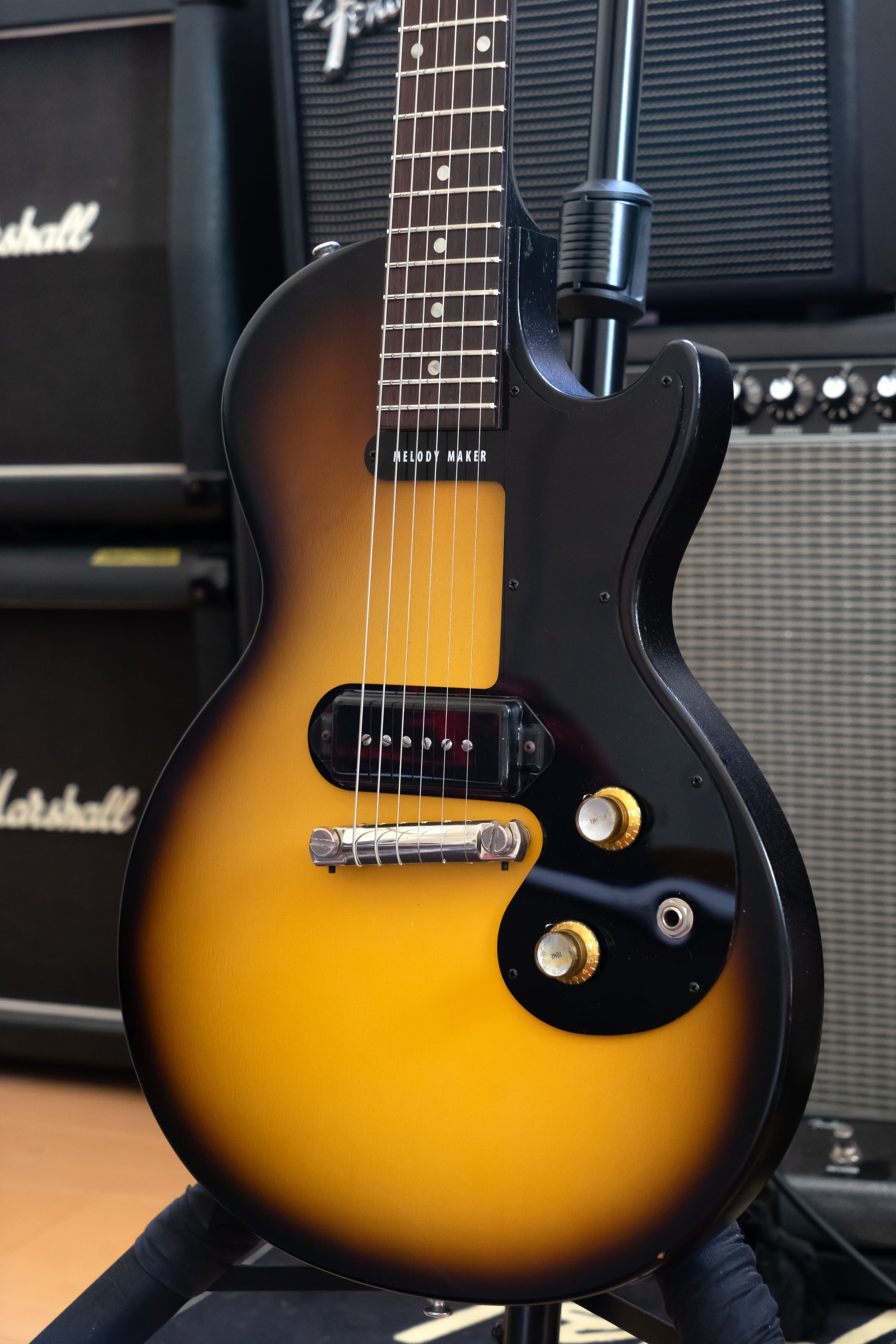 Gibson Melody Maker (2007) Vintage Sunburst 1959 Reissue P-90 Dog