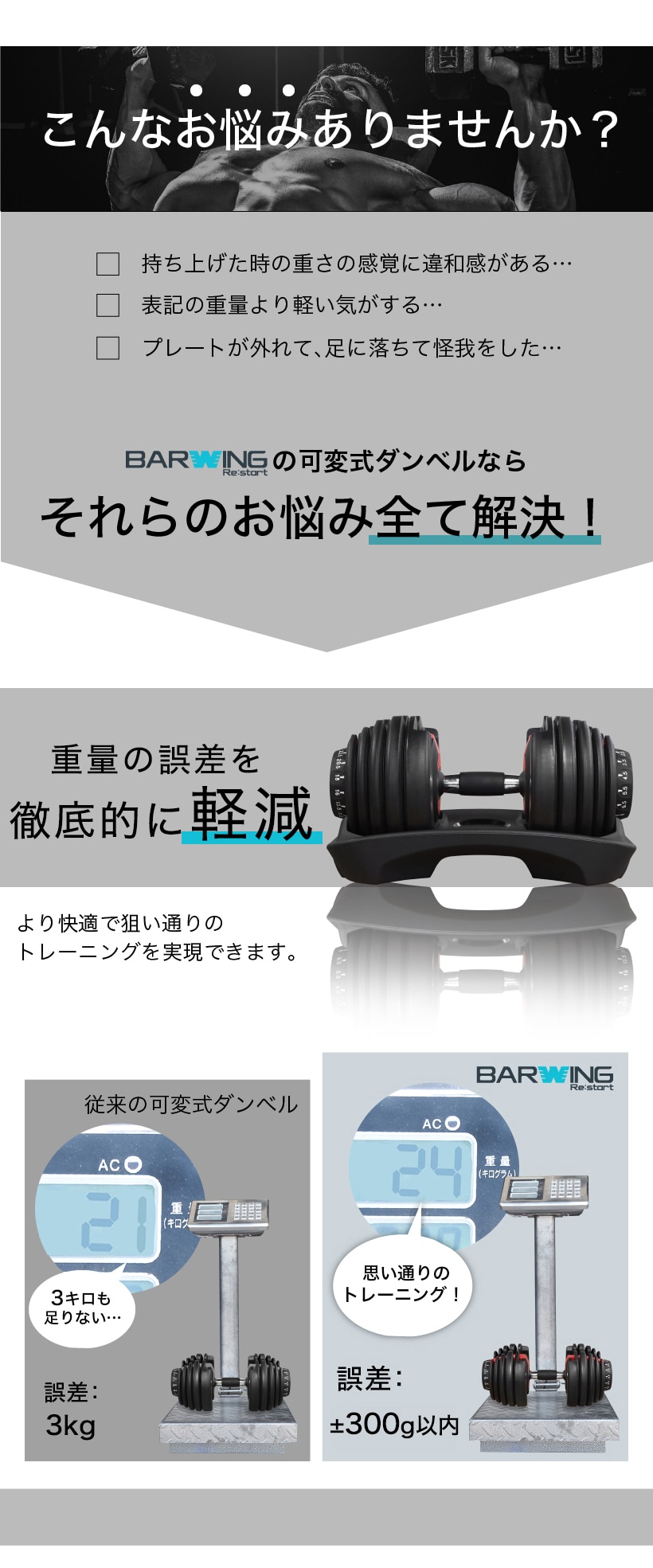 dショッピング |NEWモデル 可変式ダンベル 24kg 2個セット 15段階調節