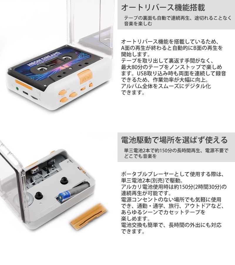 dショッピング |エアリア ニューカセッピ SD-U2CCA-01 カセットテープ