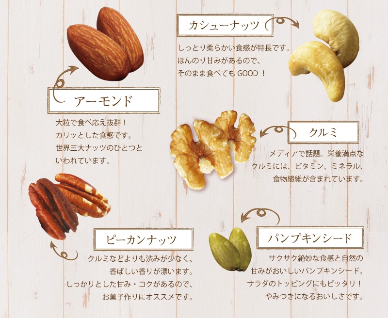 dショッピング |ミックスナッツ やみつき8種の ナッツ＆フルーツ 300g