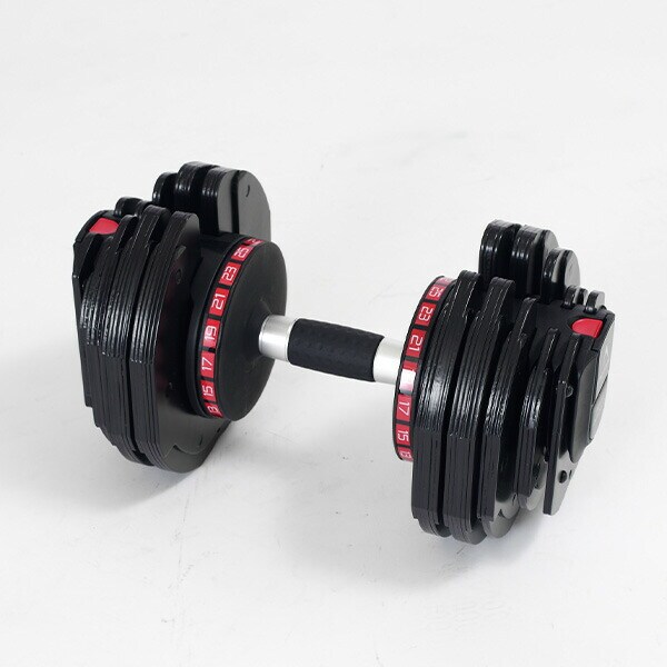 dショッピング |アジャスタブルダンベル25 台座付き 可変式ダンベル 約