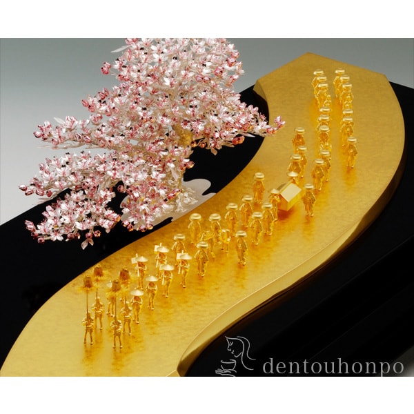 dショッピング |純金 酒器セット 霰 A 千呂利2個/猪口5個 ( 木札名入れ