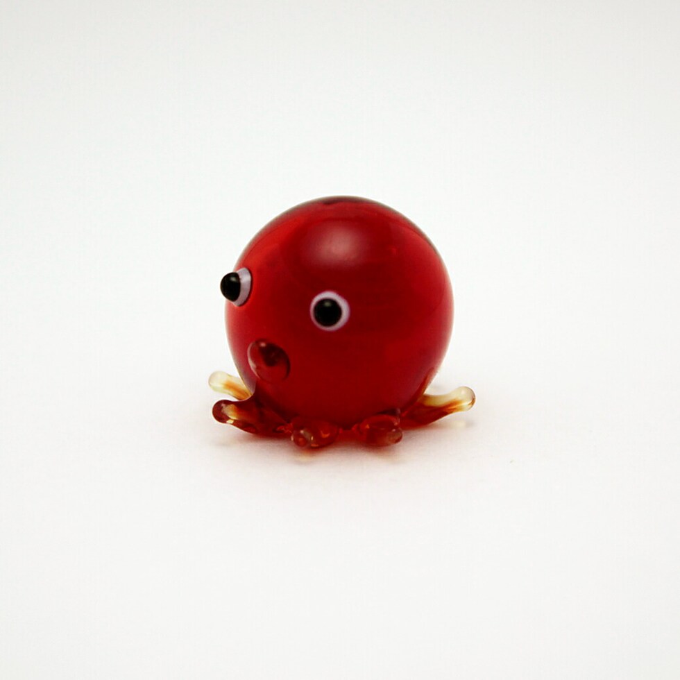 dショッピング |【ガラス細工】 プチタコ（蛸） タコ たこ焼き