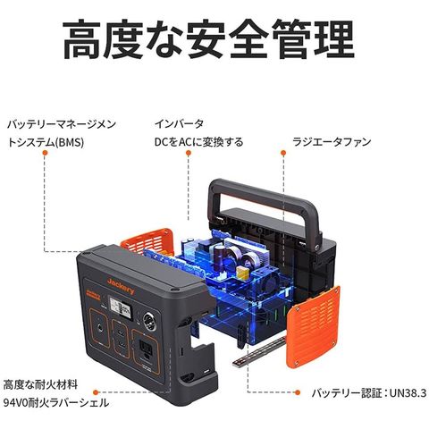 dショッピング |Jackery ポータブル電源240 241.9Wh 200W PTB021