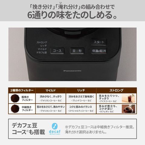 dショッピング |Panasonic 【5年保証付】パナソニック 全自動コーヒー