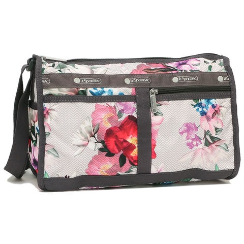 dショッピング |レスポートサック ショルダーバッグ 花柄 グレー
