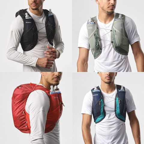 dショッピング |送料無料 サロモン ランニングベスト フラスク付