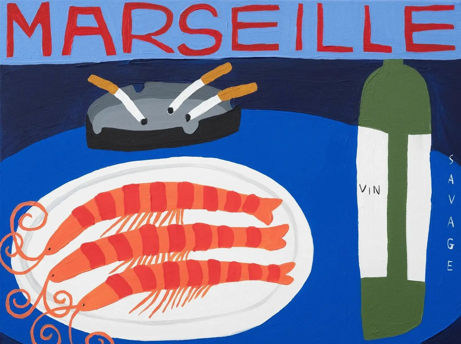 Marseille - Print by Natalie Savage | DROOL Art