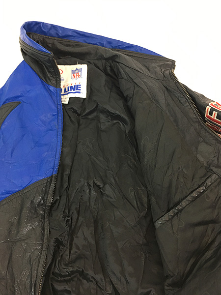 古着 90s NFL Buffalo Bills ビルズ 本革 オールレザー スタジアム
