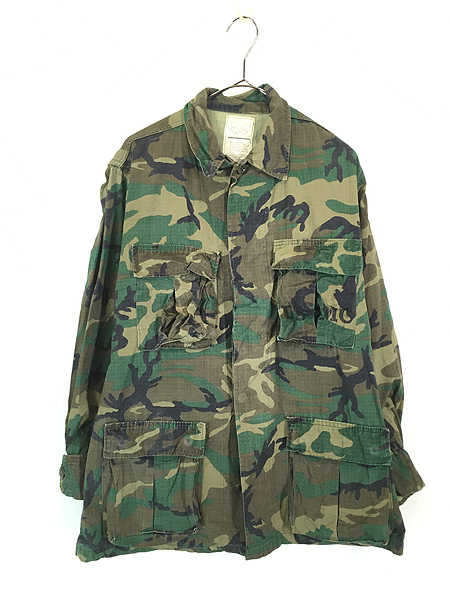 古着 70s 米軍 USMC 「Hot Weather」 リーフ カモ 迷彩 ジャングル