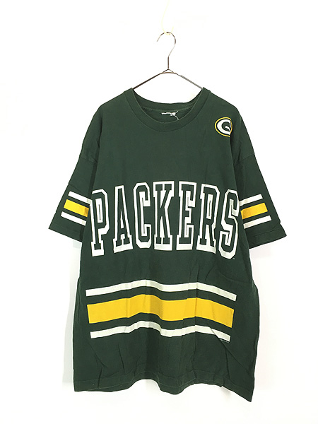 古着 90s NFL Green Bay Packers パッカーズ BIG プリント 両面 T