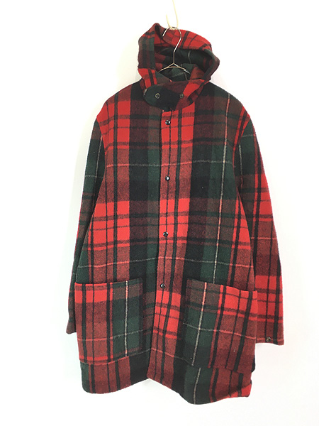 古着 60s WoolRich 6448 チンスト タータン チェック フランネル