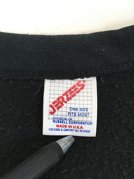 古着 80s USA製 Jerzees ワンポイント パチポケ オールド スウェット