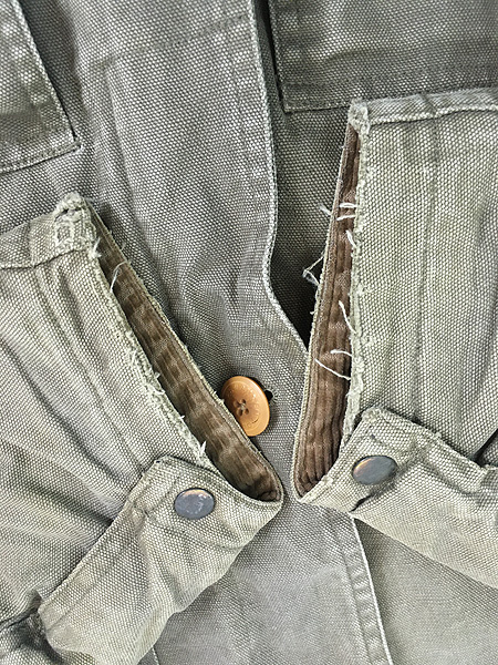 古着 90s Polo Ralph Lauren ウール ブランケット 襟 コーデュロイ