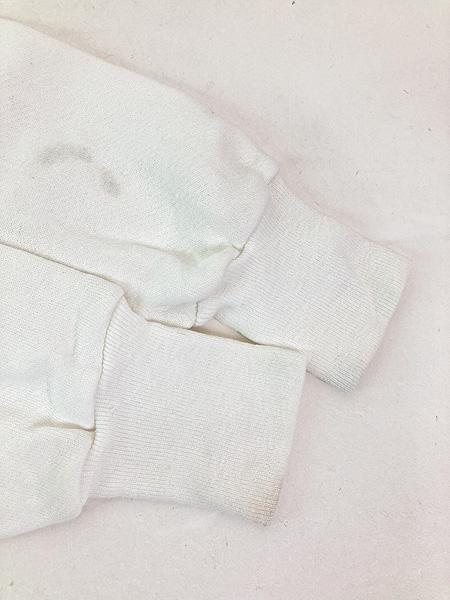 古着 60s BRENT 無地 ソリッド ラグラン スウェット パーカー ホワイト