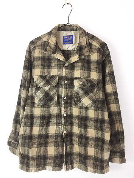 古着 90s Pendleton 「Board Shirt Jac」 レアカラー ブラウン