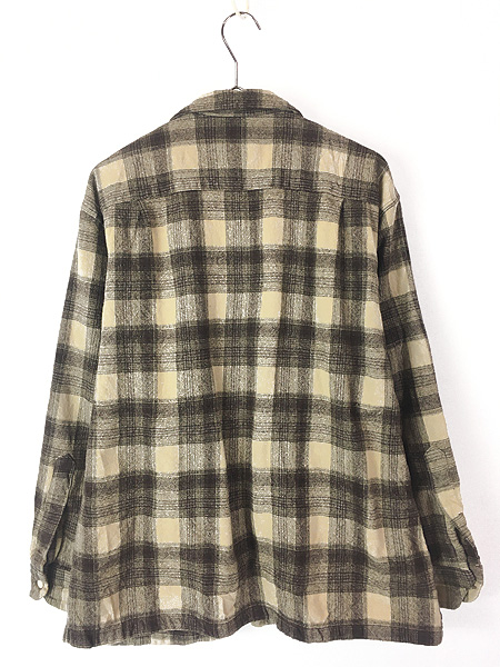古着 90s Pendleton 「Board Shirt Jac」 レアカラー ブラウン