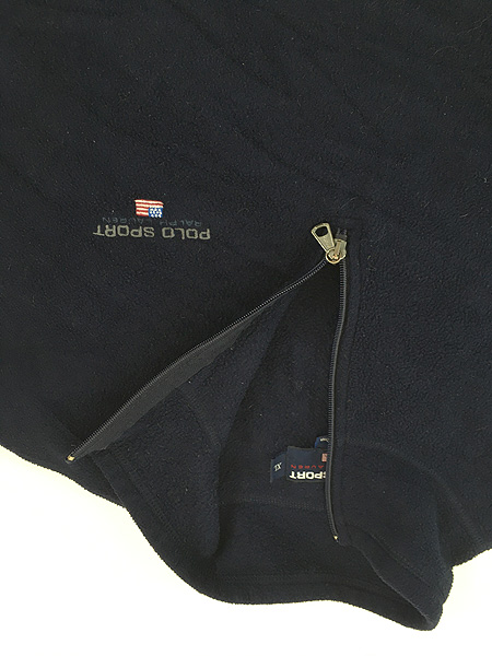 古着 90s USA製 POLO SPORT Ralph Lauren ワンポイント 刺しゅう