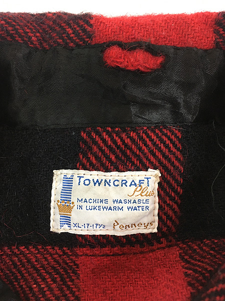 最終売り尽し】古着 60s Penneys Towncraft マチ付 バッファロー