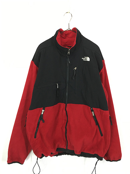 最終売り尽し】古着 90s TNF The North Face 赤×黒 POLARTEC デナリ