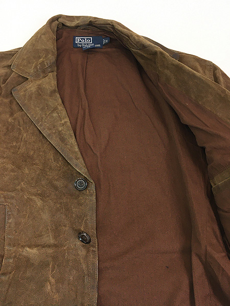 最終売り尽し】古着 90s Polo Ralph Lauren 本革 スエード レザー