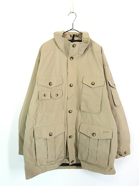 最終売り尽し】古着 90s WoolRich 多ポケット スタンドカラー ナイロン