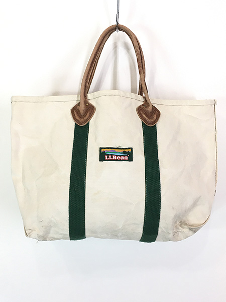 古着 80s LL Bean 「Boat and Tote」 山タグ レザーハンドル