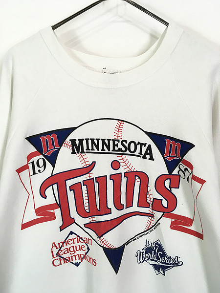 最終売り尽し】古着 80s USA製 MLB Minnesota Twins ツインズ 「1987