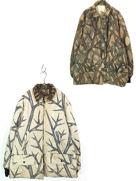 古着 80s USA製 Johnson Garment Skyline リアルツリー カモ 迷彩