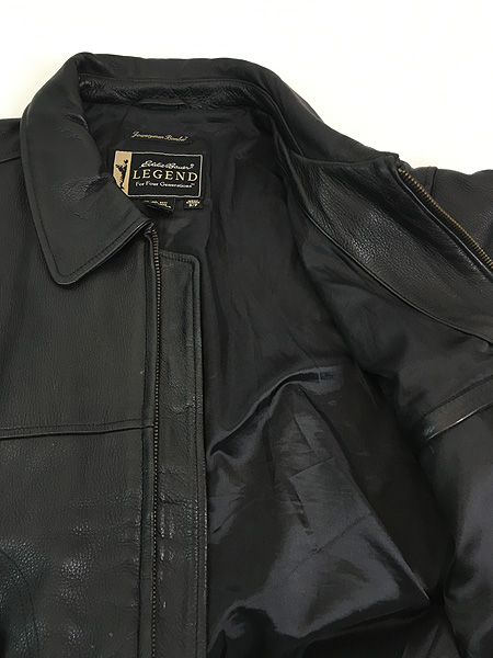古着 00s Eddie Bauer Legend 「Journeyman Bomber」 牛革 レザー
