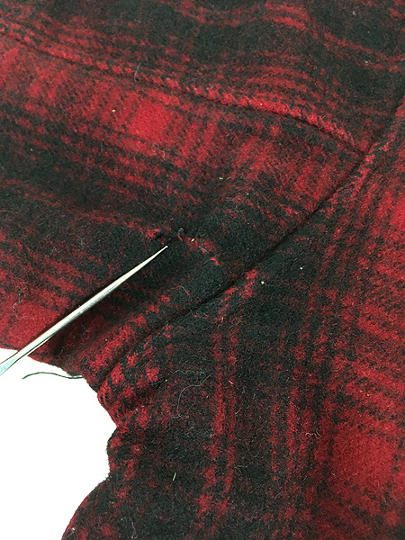 古着 50s WoolRich 名作 503 バッファロー チェック ヘビー ウール