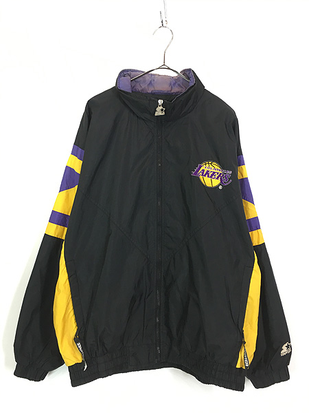 古着 90s NBA Los Angeles Lakers レイカーズ 2way ナイロン
