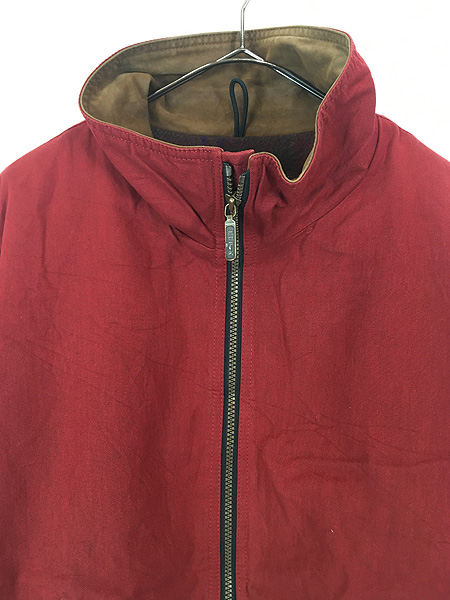 最終売り尽し】古着 80s LL Bean 名作 チェック ウール ライナー