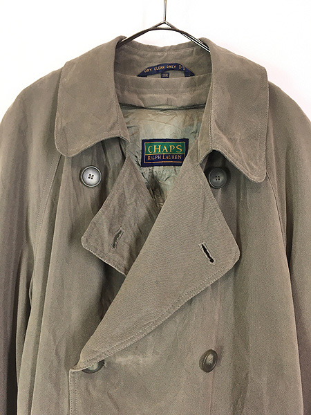 最終売り尽し】古着 90s CHAPS Ralph Lauren ダブルブレスト トレンチ